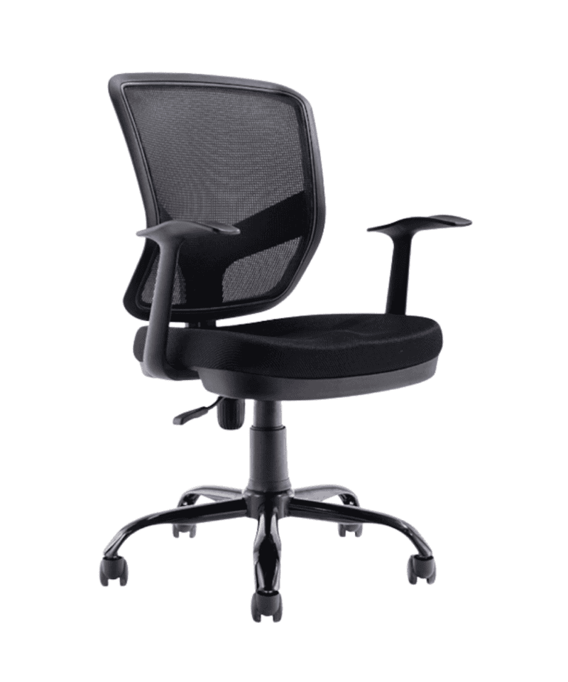 Silla secretarial de malla