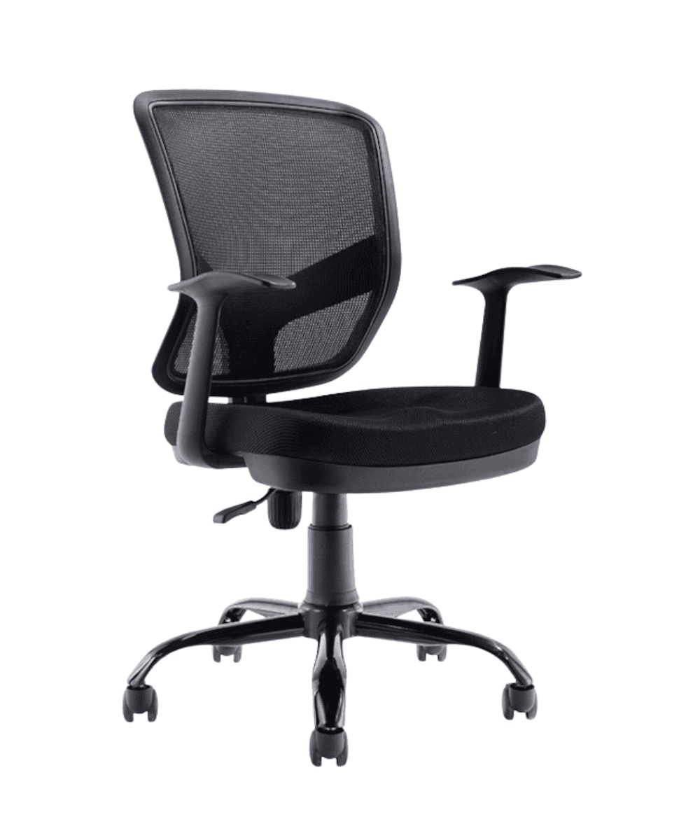 Silla secretarial de malla