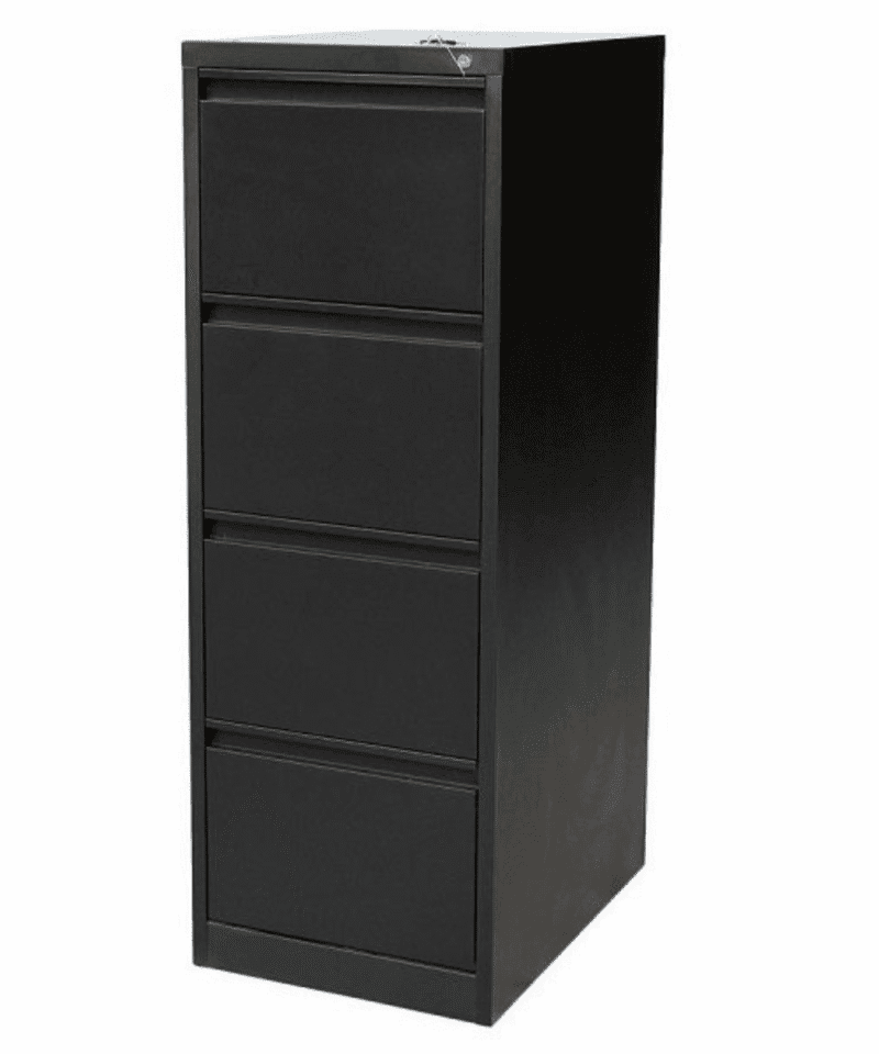 AR102 Archivo vertical de 4 Gavetas F0.54mts