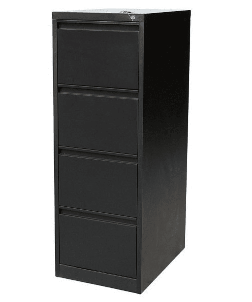 AR102 Archivo vertical de 4 Gavetas F0.54mts