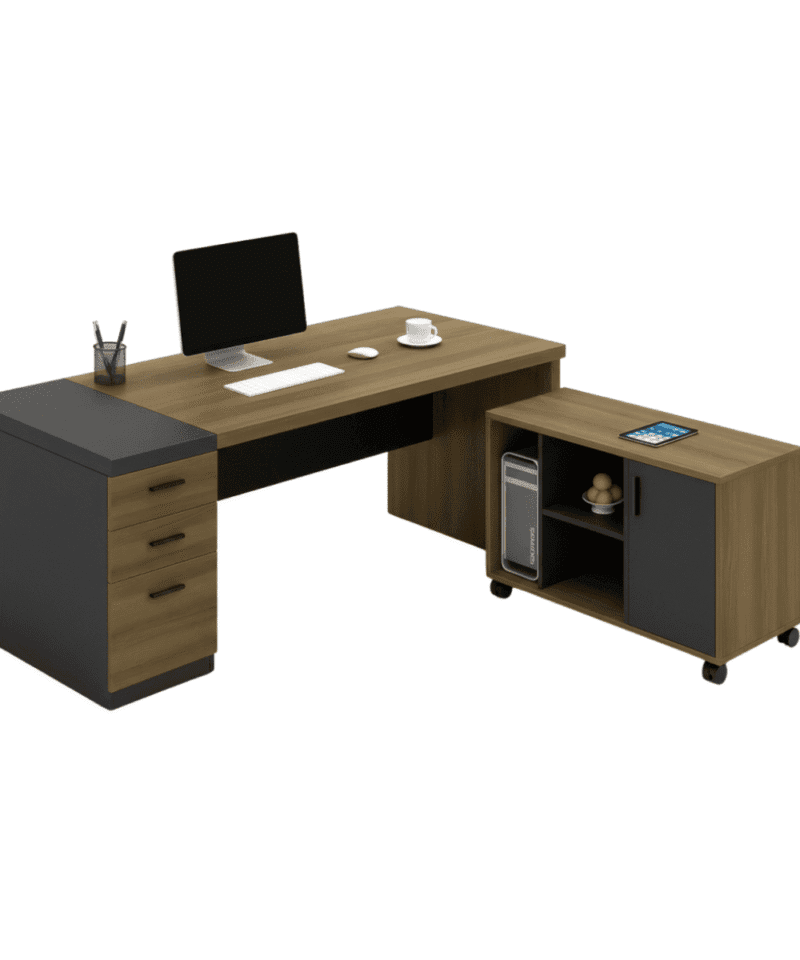 EE403 Escritorio ejecutivo con credenza