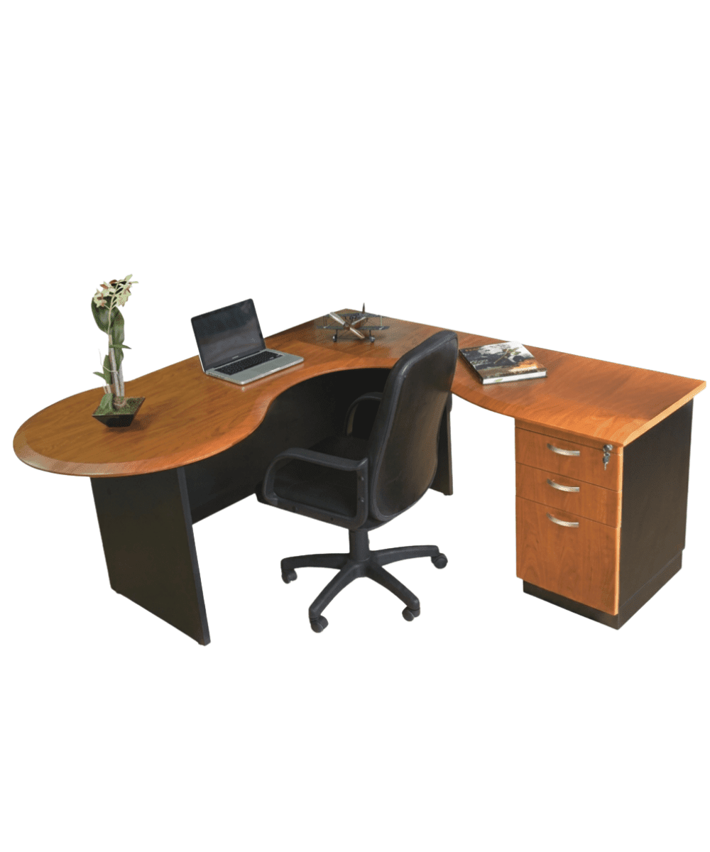 EG608 Escritorio gerencial en L - Imagen 2