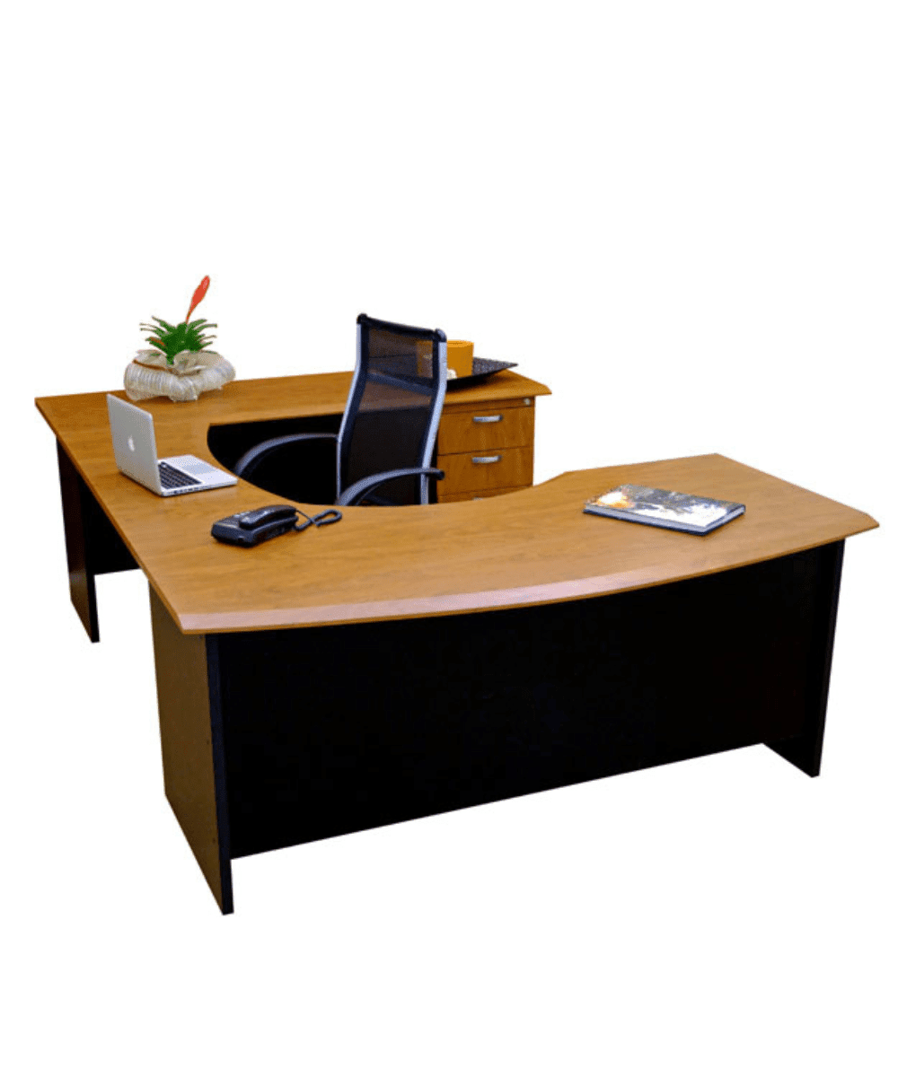 EG609 Escritorio gerencial en U - Imagen 2