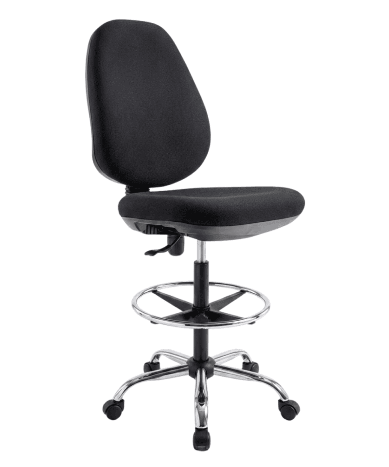 Silla alta para cajero de tela