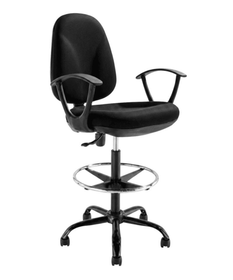 Silla para cajero de tela
