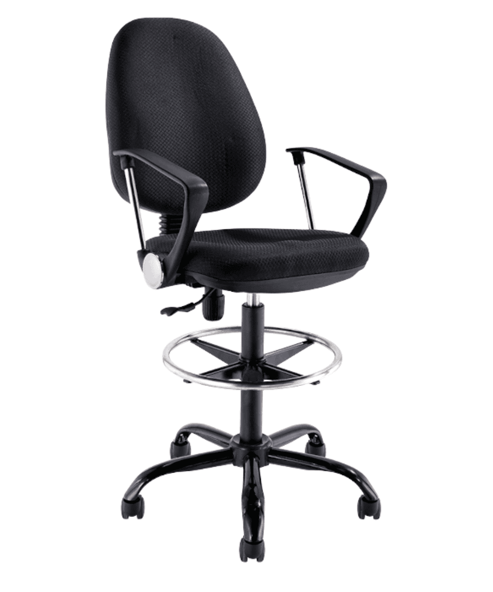 Silla para cajero de tela