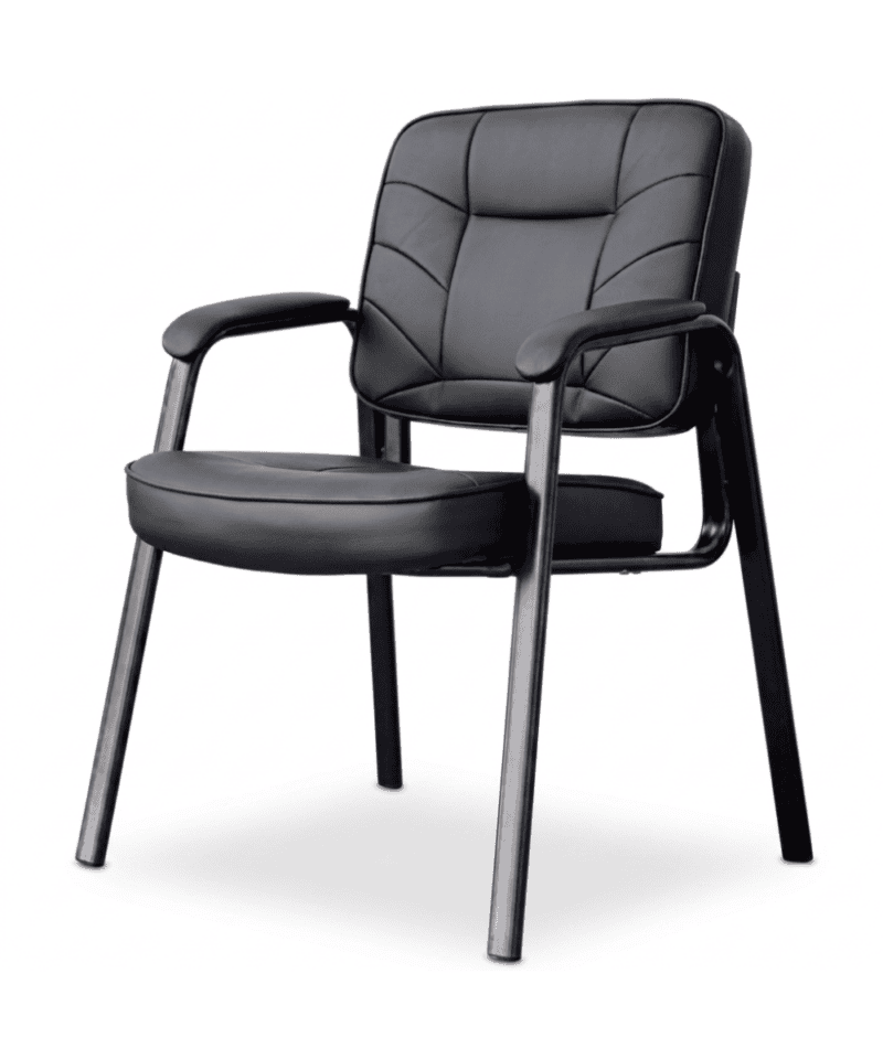Silla de espera de cuero