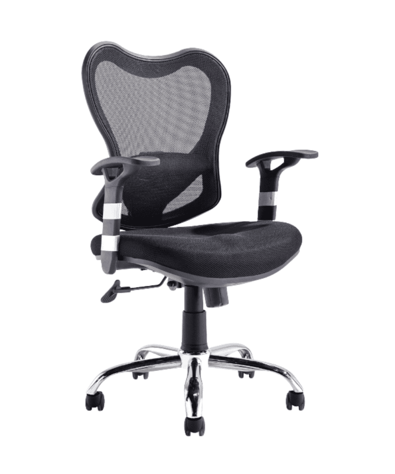 Silla ejecutiva con respaldo de malla