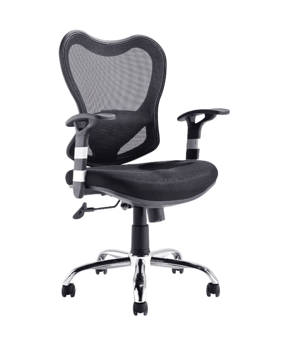Silla ejecutiva con respaldo de malla