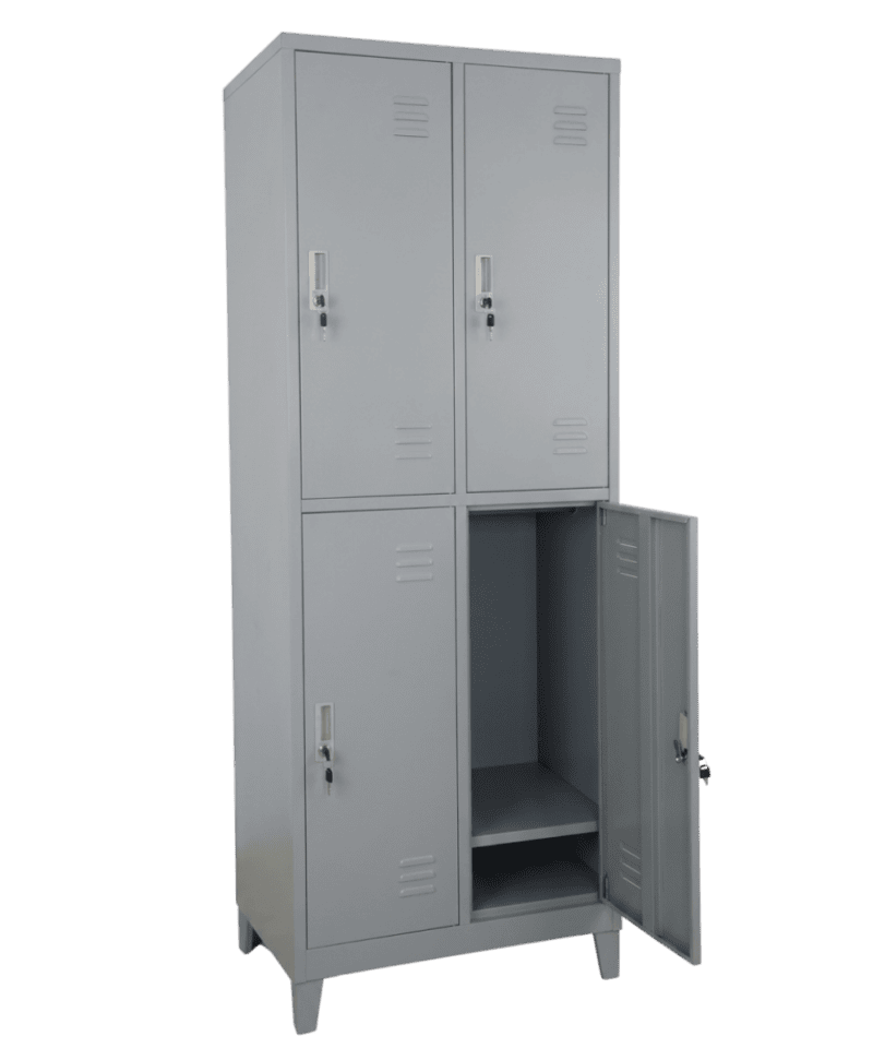AL925 Locker de 4 puertas con chapa