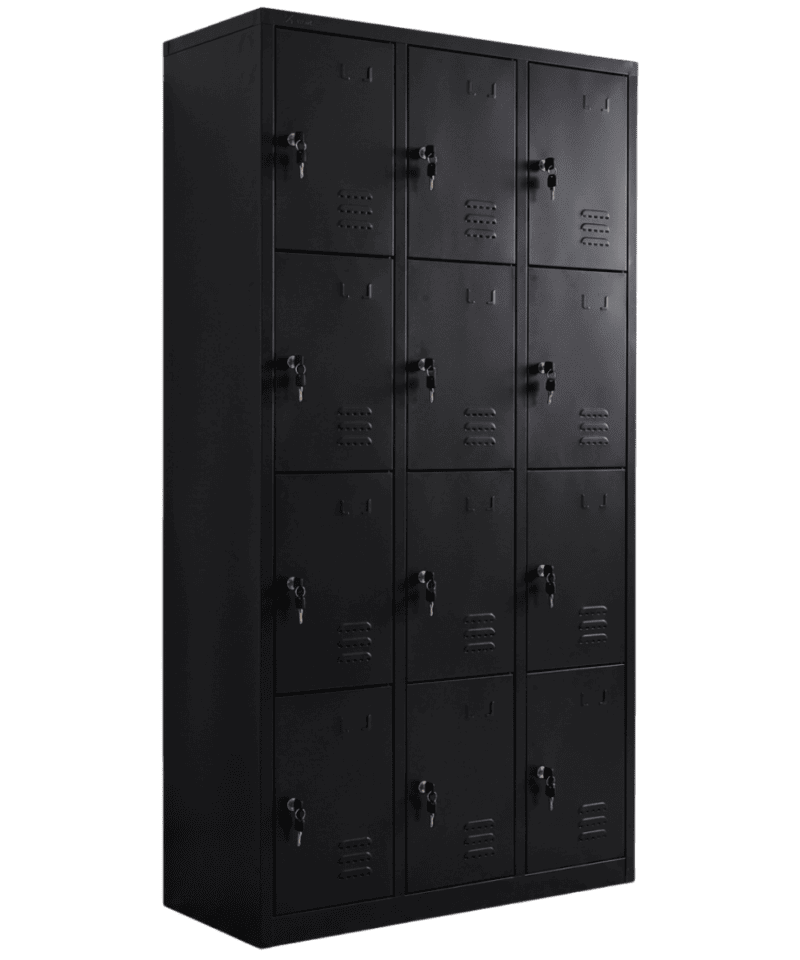AL929 Locker de 12 puertas con chapa