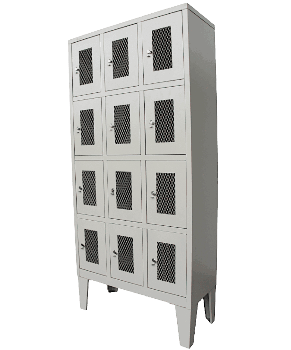 AL927 Locker de 12 puertas con chapa - Imagen 2
