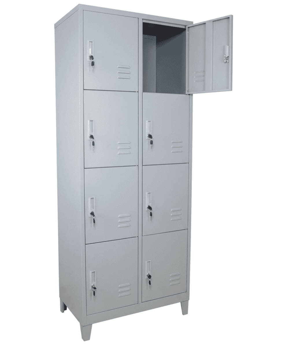 Locker de 8 puertas con chapa AL923 - Imagen 3